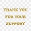 Image result for Thank You for Your Support Graphic