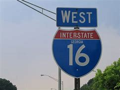 Image result for Interstate 16 Sign