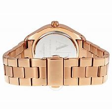 Image result for Armani Exchange Women's Watch Rose Gold