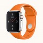 Image result for Apple Watch Series 5 44Mm Silver Hermes Orange