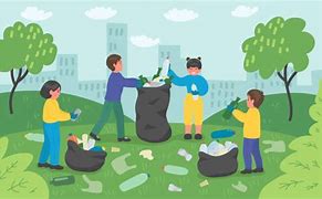 Image result for Community Clean Up Cartoon