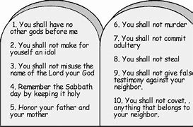Image result for 10 Commandments Christianity