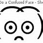 Image result for Confused Text Face
