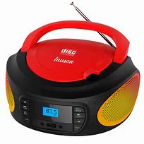 Image result for Red Boombox CD Player