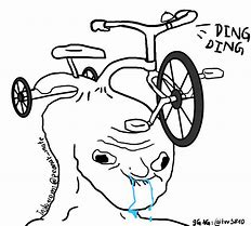Image result for Bicycle Brain Wojak