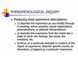 Image result for Examples of Phenomenology