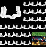 Image result for Christmas Light Eave Clips