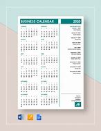 Image result for Business Calendar
