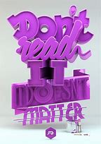 Image result for 3D Poster Letters