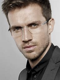 Image result for Men's Semi Rimless Eyeglass Frames