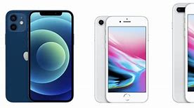 Image result for iPhone 12 vs iPhone 8 Plus Size