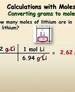 Image result for How to Convert Grams into Moles