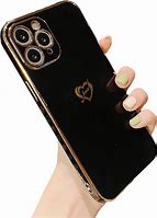 Image result for iPhone Case Black with Red Hearts with Eyes