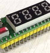 Image result for 4 Digit 7-Segment Display with Button