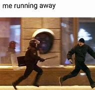 Image result for Someone Running with Phone Meme