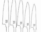 Image result for Kitchen Knife Template