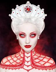 Image result for White Lady Makeup for Halloween