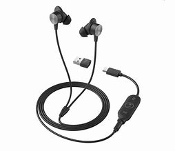 Image result for Logitech Zone Wired Earbuds