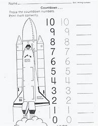 Image result for Free Preschool Space Worksheets