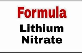 Image result for Heating Lithium Nitrate