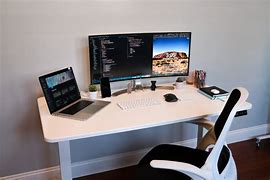 Image result for Home Office Computer Desk Setup