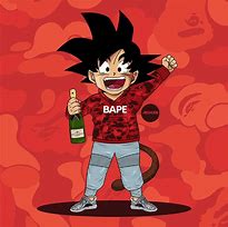 Image result for Goku X BAPE