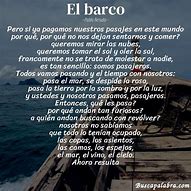 Image result for Poema El Barco