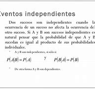 Image result for Probabilidad Independiente