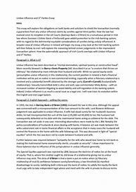 Image result for Undue Influence Essay