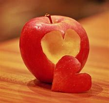 Image result for Apple Food Heart