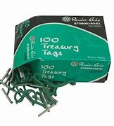 Image result for Treasury Tags with Stoppers