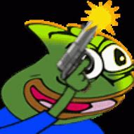 Image result for Pepe Gun Meme GIF