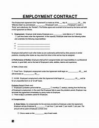 Image result for Employment Contract Letter Sample