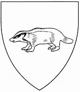 Image result for Heraldic Badger