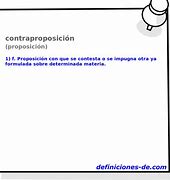 Image result for contrapropoeici�n