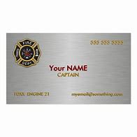 Image result for Fire Department Business Cards