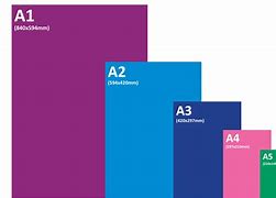 Image result for Different Paper Sizes Chart
