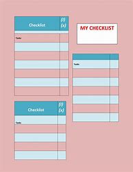 Image result for Sample Checklist Template