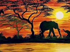 Image result for African Safari Art