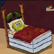 Image result for Spongebob Looking in Bed Meme