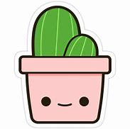 Image result for Red Bubble Stickers Cactus