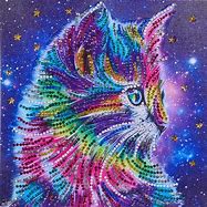 Image result for Diamond Art Cat