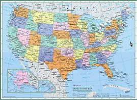 Image result for United States Political Map