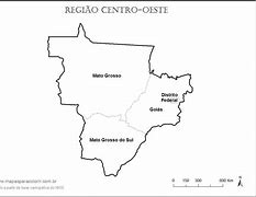 Image result for Mapa Da Região Centro Oeste