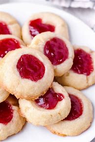 Image result for Mini Thumbprint Cookies