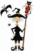 Image result for Halloween Pumpkin Witch Clip Art