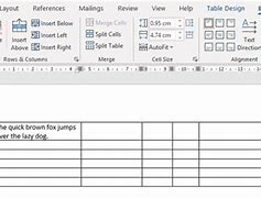 Image result for Word Table Cell