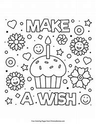 Image result for Make a Wish Coloring Page