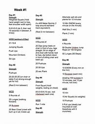 Image result for Free Printable CrossFit Workouts