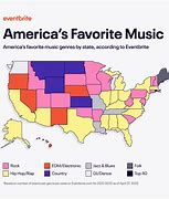 Image result for Most Popular Music Genre by State
